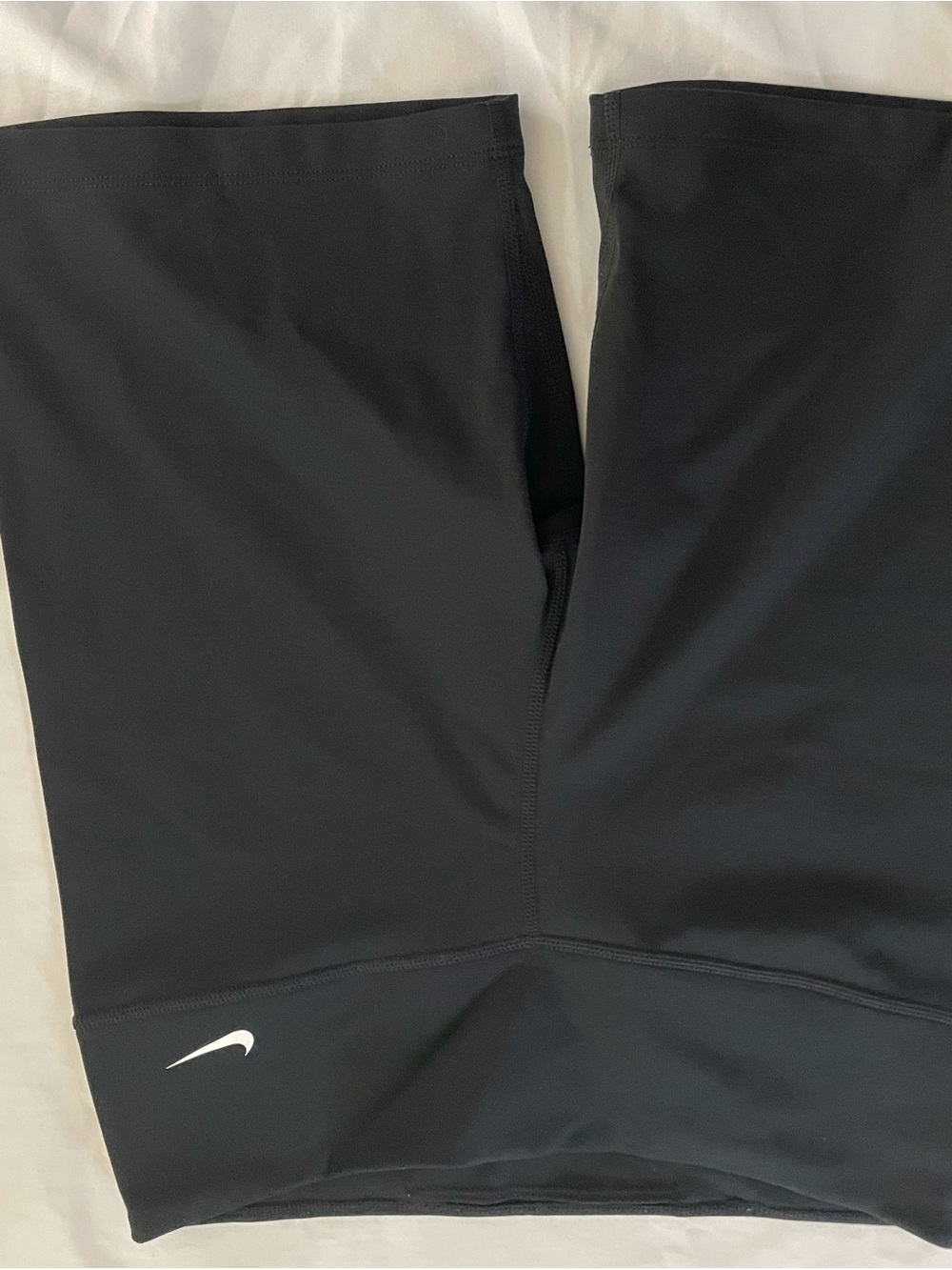 Nike Black Shorts with White Swoosh
